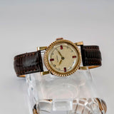 1929 Illinois Watch 15 Jewels Grade 903 Diamond & Ruby Dial 29mm Fancy Case USA