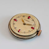 1929 Illinois Watch 15 Jewels Grade 903 Diamond & Ruby Dial 29mm Fancy Case USA