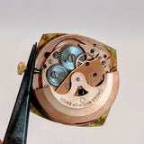 1972 Omega Geneve Automatic Watch 162.0010 Date 24 Jewels 32mm - ALL Gold S.S.