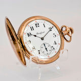 1913 ROCKFORD Pocket Watch 12s Hunter Case 17 Jewels Grade 330 10K G.F. USA