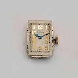 1934 Waltham Tank Watch 17 Jewels Grade No. 767 Art Deco Style Wristwatch 19mm