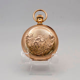 1888 Ladies Elgin Pocket Watch Hunter Case 11J 6s Grade 94 Roman Numerals USA