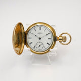 1888 Ladies Elgin Pocket Watch Hunter Case 11J 6s Grade 94 Roman Numerals USA