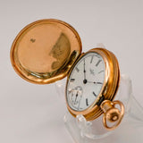 1888 Ladies Elgin Pocket Watch Hunter Case 11J 6s Grade 94 Roman Numerals USA
