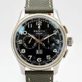 Zenith Pilot Big Date Special Automatic Chronograph Watch 03.2410.4010/21 - Serviced