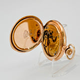 1898 Elgin Dress Ladies Pocket Watch 0s 15 Jewels Grade 129 Fancy Case & Dial GF Hunter Case