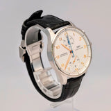 IWC Portugieser Chronograph Automatic Watch IW371445 41mm Original Strap Swiss