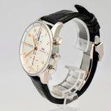 IWC Portugieser Chronograph Automatic Watch IW371445 41mm Original Strap Swiss