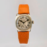 Vintage Cyma Watch 6 Jewels Cushion Case Wire Lug Wristwatch Swiss Made