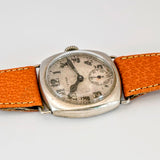 Vintage Cyma Watch 6 Jewels Cushion Case Wire Lug Wristwatch Swiss Made