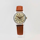 Pre-owned. Bovet Freres & Co. Wristwatch Round Case 7 Jewels Swiss Made 30mm Military Style Watch