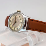 Pre-owned. Bovet Freres & Co. Wristwatch Round Case 7 Jewels Swiss Made 30mm Military Style Watch