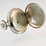 1883 Waltham Pocket Watch 18s Key Wind/Set Grade Wm. Ellery 11 Jewels - With Key