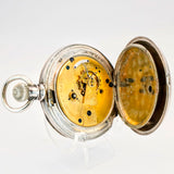 1883 Waltham Pocket Watch 18s Key Wind/Set Grade Wm. Ellery 11 Jewels - With Key
