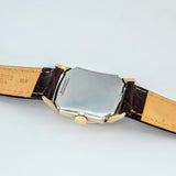 Vintage Elgin DuraPower Watch Textured Dial 17 Jewels Grade 683 27mm Fancy Lugs