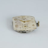 Vintage Elgin DuraPower Watch Textured Dial 17 Jewels Grade 683 27mm Fancy Lugs