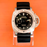 2013 Panerai Luminor Submersible Automatic Watch PAM00305 Date 47mm Titanium - Box & Papers
