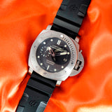 2013 Panerai Luminor Submersible Automatic Watch PAM00305 Date 47mm Titanium - Box & Papers