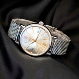 2018 IWC Portofino Automatic 37 Watch IW458101 Date Diamond Silver-Tone Dial B&P