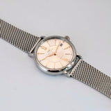 2018 IWC Portofino Automatic 37 Watch IW458101 Date Diamond Silver-Tone Dial B&P