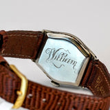 1929 Illinois Ensign Art Deco Watch 15 Jewels Grade 903 Sub-second 14K White GF