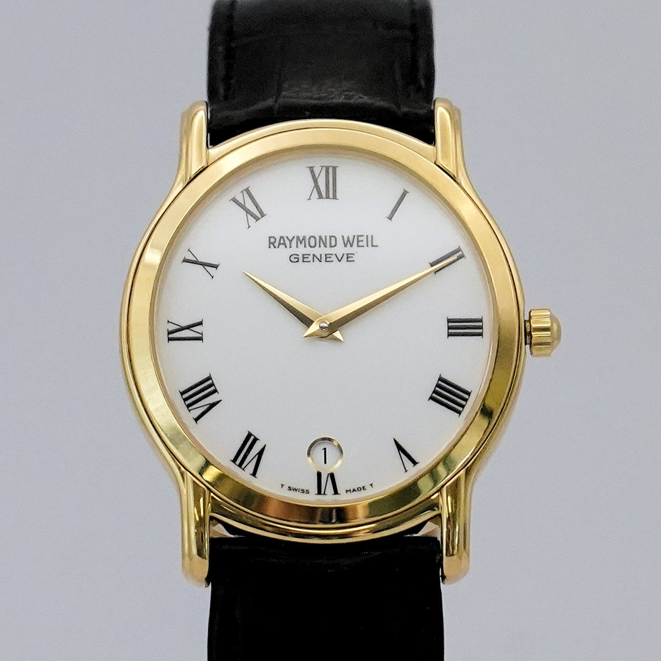 raymond weil gold dress watch Raymond Weil Geneve Gold 5524