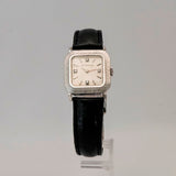 Vintage Ladies Wittnauer Dress Watch 17 Jewels 14K GF & Diamond Dial 26mm Swiss