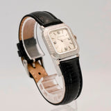 Vintage Ladies Wittnauer Dress Watch 17 Jewels 14K GF & Diamond Dial 26mm Swiss
