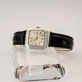 Vintage Ladies Wittnauer Dress Watch 17 Jewels 14K GF & Diamond Dial 26mm Swiss
