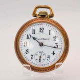 1905 Washington Pocket Watch 18s Private Label Bunn Special 24J Railroad ADJ.