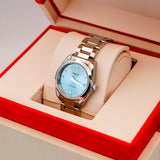 Omega Ladies Seamaster Aqua Terra Ice Blue & Diamond Dial 220.10.28.60.53001 Box & Papers