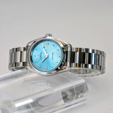 Omega Ladies Seamaster Aqua Terra Ice Blue & Diamond Dial 220.10.28.60.53001 Box & Papers