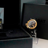 U-Boat Flightdeck 43 Chronograph Automatic Watch U-7750/43 Date 43mm - 18K Gold Bezell - B&P