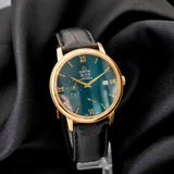 Omega De Ville Prestige Co-Axial Chronometer Watch 18K Gold 39.5mm Date - Ref. 424.53.40.21.03.001