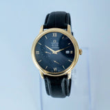 Omega De Ville Prestige Co-Axial Chronometer Watch 18K Gold 39.5mm Date - Ref. 424.53.40.21.03.001