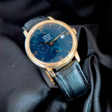 Omega De Ville Prestige Co-Axial Chronometer Watch 18K Gold 39.5mm Date - Ref. 424.53.40.21.03.001