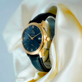 Omega De Ville Prestige Co-Axial Chronometer Watch 18K Gold 39.5mm Date - Ref. 424.53.40.21.03.001