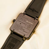 Bell & Ross BR 01-96 Commando Automatic Watch Date 46mm Black PVD Steel Limited Edition - BR 01-96-S - 2 Extra straps + tools