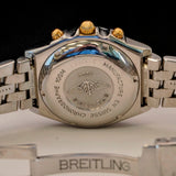 Breitling Chronomat Automatic Chronograph Watch B13050.1 40mm Blue Dial S.S.