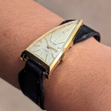 PIERRE DUVILLE “A Parabolic Watch” 17 Jewels Triangle Vintage Wristwatch