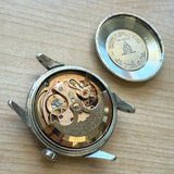 1954 Omega Automatic Watch Cal. 490 17 Jewels Wristwatch 34mm S.S. Black Dial