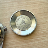 1954 Omega Automatic Watch Cal. 490 17 Jewels Wristwatch 34mm S.S. Black Dial