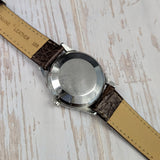 1954 Omega Automatic Watch Cal. 490 17 Jewels Wristwatch 34mm S.S. Black Dial