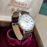 1966 Omega Seamaster De Ville Automatic Watch 34mm Date Indicator Wristwatch - In Box