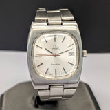 1974 Omega Geneve Automatic Watch ST 366.0835 Date Indicator Cal. 1012 36mm ALL S.S. Original Bracelet
