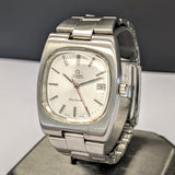 1974 Omega Geneve Automatic Watch ST 366.0835 Date Indicator Cal. 1012 36mm ALL S.S. Original Bracelet