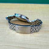 1960s Zodiac Sea Wolf Automatic Watch 722-946 35.5mm Bakelite Bezel ALL S.S. Wristwatch - Original Bracelet