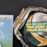 1985 Rolex Datejust 36 Watch 16013 ALL Two-Tone Factory Oyster Bracelet - Service Box & Papers!