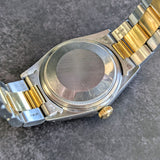 1985 Rolex Datejust 36 Watch 16013 ALL Two-Tone Factory Oyster Bracelet - Service Box & Papers!