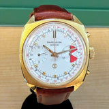 1960s Favre-Leuba Chronograph Watch 30232 Valjoux 23 Manual Wind Wristwatch